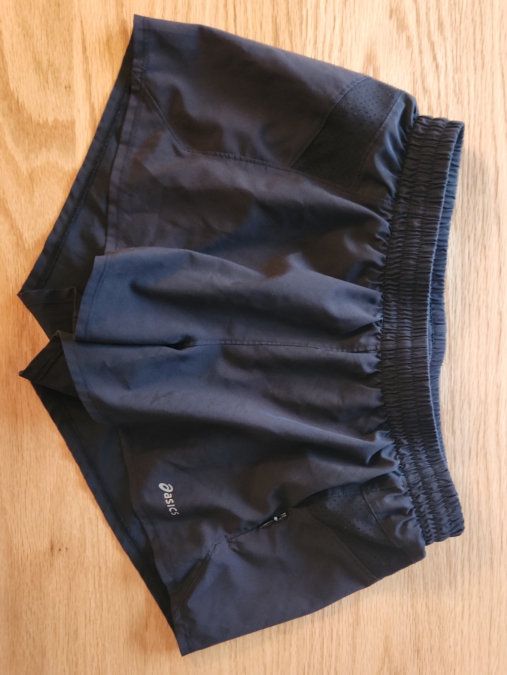 Asics Running Shorts Womens Medium Black Athletic Workout Gym